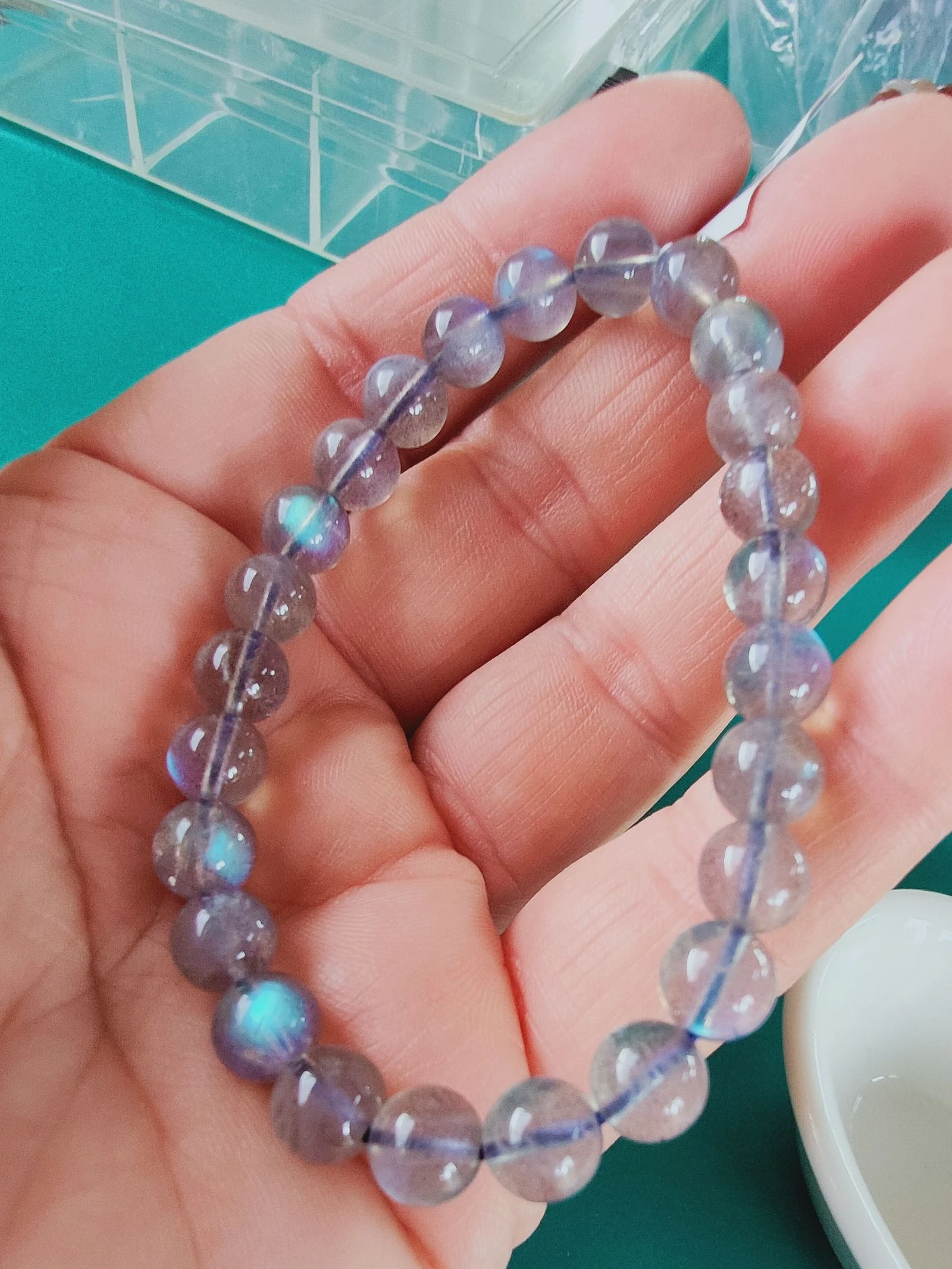 Un brazalete de labradorita AAA – photo 4